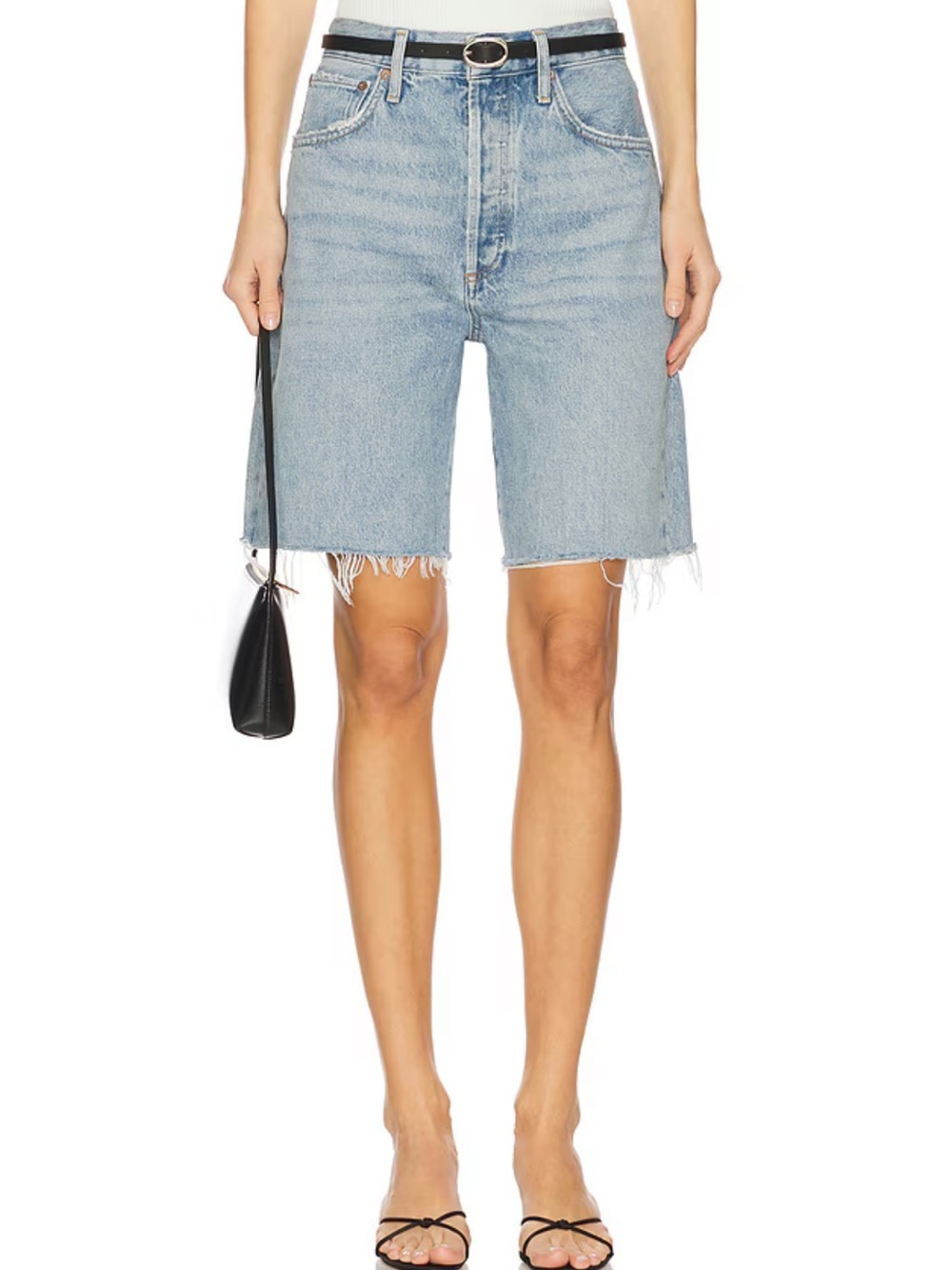 NWT Agolde 90's Denim Jean Shorts Short Force Blue 28